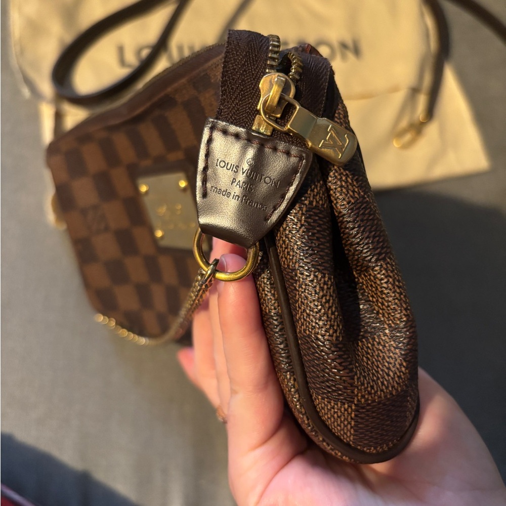 Louis Vuitton Eva Damier Ebene Clutch sophie - Picture 7 of 11